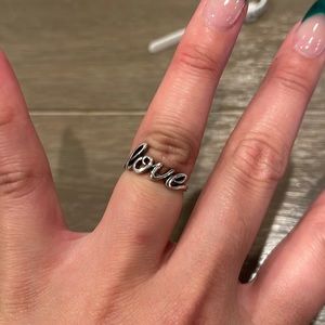 JAMES AVERY LOVE SCRIPT RING SIZE 5.5